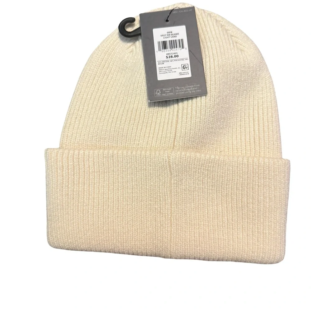 VRST Rib Knit Beanie Streetwear‎ Minimalist Neutral OSFM